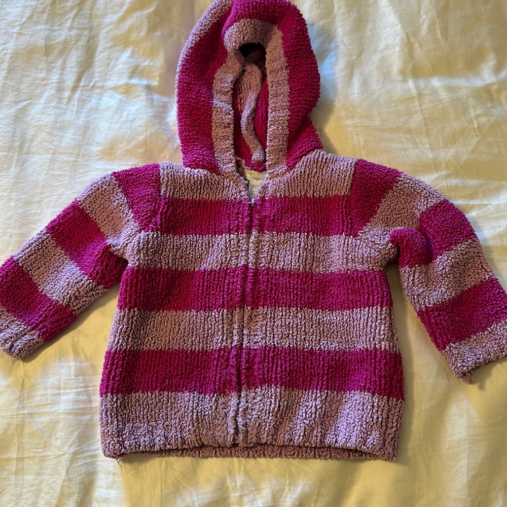 Angel Dear Girls Striped Hooded Jacket